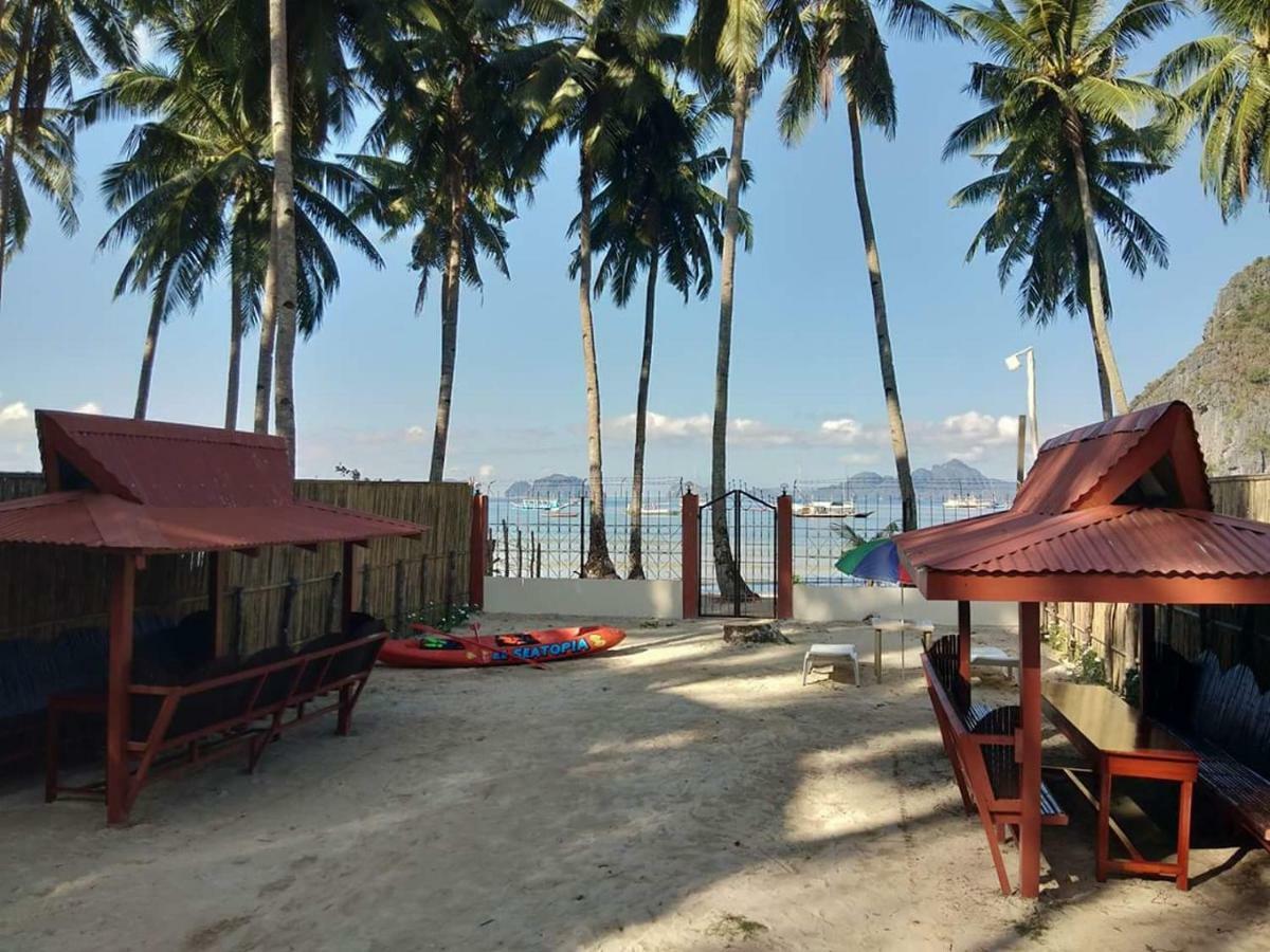 El Seatopia Beach Cottages El Nido Exterior photo